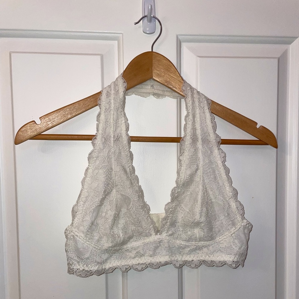 White bralette